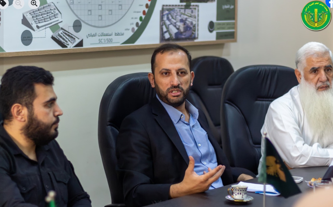 اجتماع بين مجلس إدارة جمعية إنعاش الفقير الخيرية وشعبة الهلال الأحمر العربي السوري